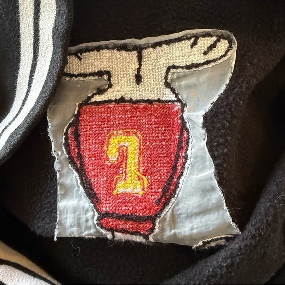 Peanuts “Joe Cool” Black Crewneck Sweater with Snoopy Design - Picture 8 of 9